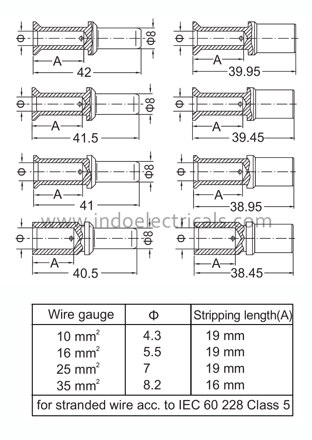 Indo Electricals - Multipole Electrical Connector, Various 